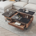 Wooden Coffee Table With storage